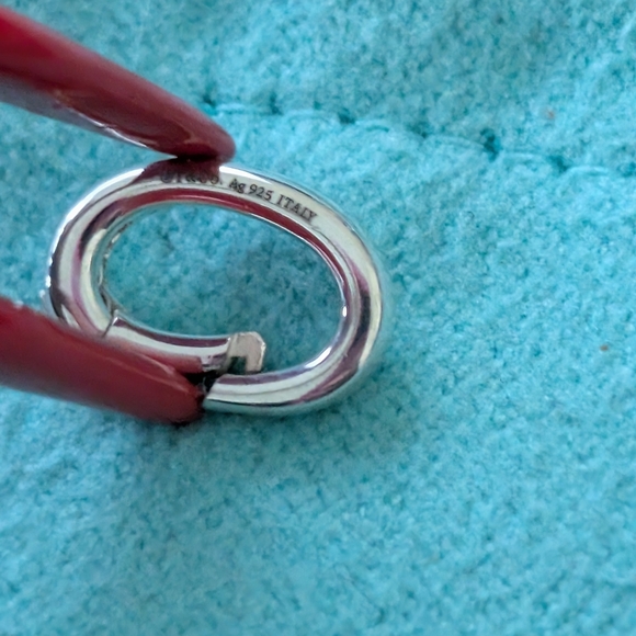 Tiffany & Co Sterling Silver Jump Ring NEW - Picture 2 of 2